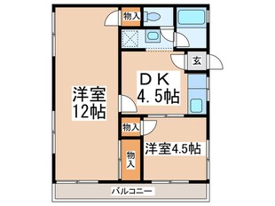 グリーンビューハウスの物件間取画像